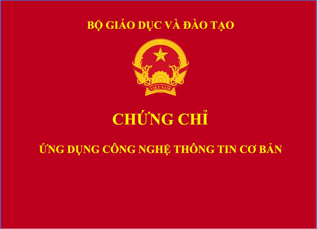chứng chỉ tin học theo thông tư 03